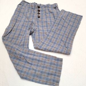 Sky and Sparrow plaid cropped pants.